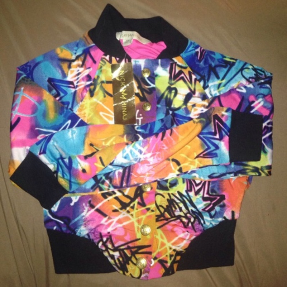 Nicki Minaj crop jacket lightweight